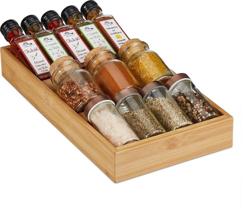 Kruidenrek, Huis en Inrichting, Keuken | Keukenbenodigdheden, Beige, Overige typen, Hout, Ophalen of Verzenden