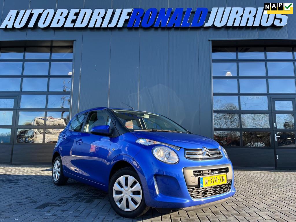 Citroen C1 1.0 VTi Feel NLAuto/Camera/1Ste Eigenaar/Airco/Bl, Voorwielaandrijving, Stof, Gebruikt, C1