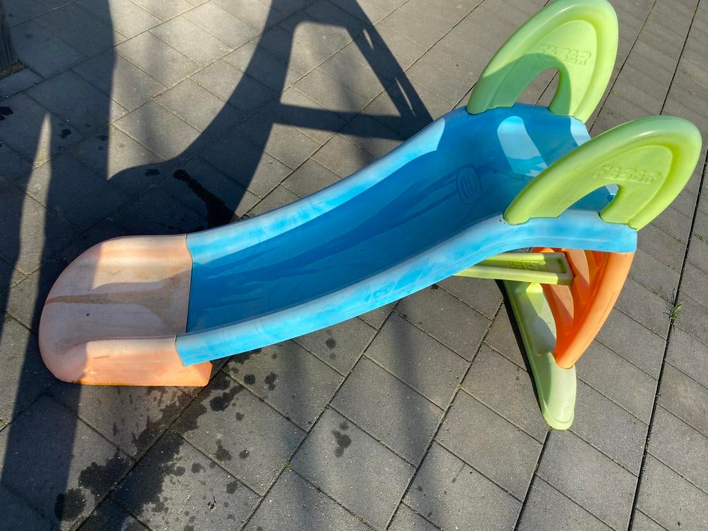 Feber kinder glijbaan, Ophalen, Gebruikt