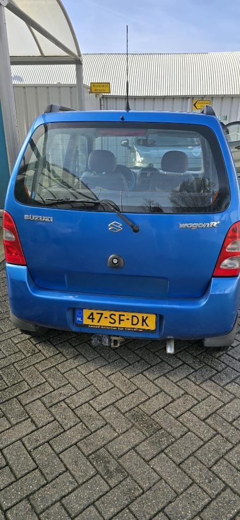 Suzuki Wagon R+ 1.3 AUT 2002 Blauw, Auto's, Suzuki, Stof, 40 €/maand, 4 cilinders, 14 km/l