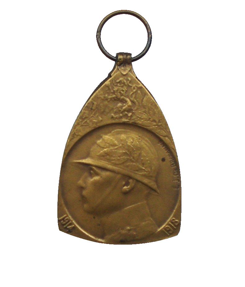 België Oorlogsherinneringskruis 1914-1918, -, Lintje, Medaille of Wings, Ophalen of Verzenden, -