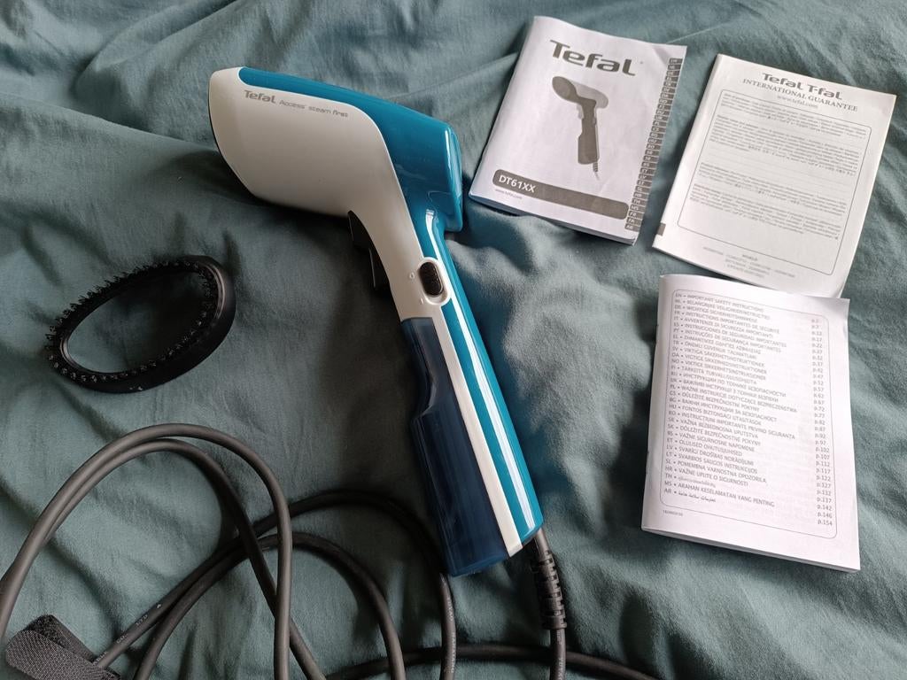 Tefal Access Steam First kledingstomer, Witgoed en Apparatuur, Stoomapparaten, Ophalen, Zo goed als nieuw, Kledingstomer