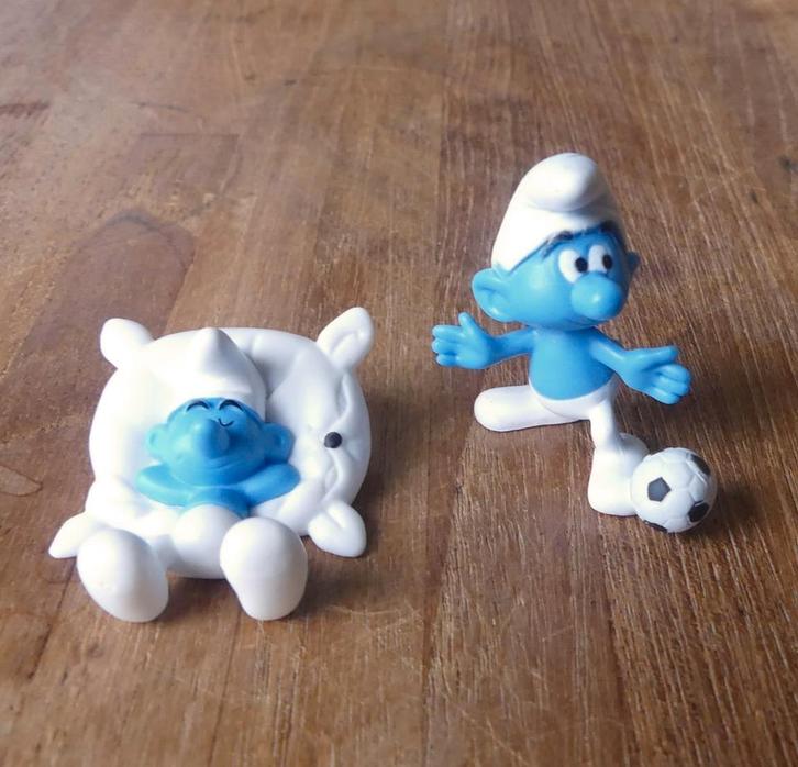 Smurfen beeldjes Smurf poppetjes kunststof 2008, Verzamelen, Smurfen, Zo goed als nieuw, Poppetje, Figuurtje of Knuffel, Verschillende Smurfen