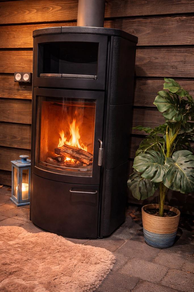 Uitmuntende 🔥HARK ECO 44 black🔥speksteen houtkachel ZGAN, Huis en Inrichting, Kachels, Zo goed als nieuw, Vrijstaand, Houtkachel