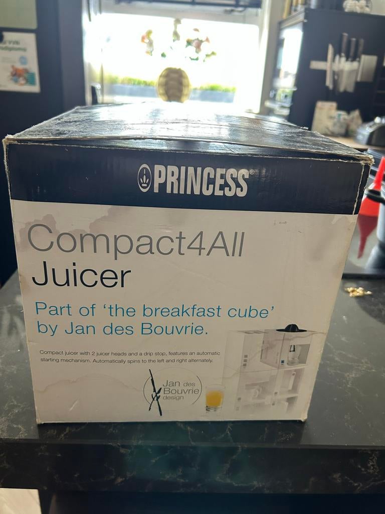 Princess Compact4All Juicer, Ophalen of Verzenden, Gebruikt, Elektrisch, Citruspers