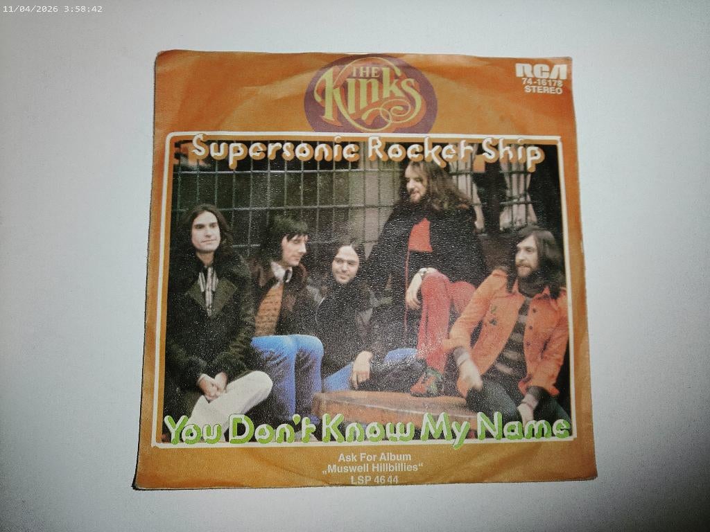 The Kinks - Supersonic Rocket Ship, Gebruikt, 7 inch, Single, Ophalen of Verzenden