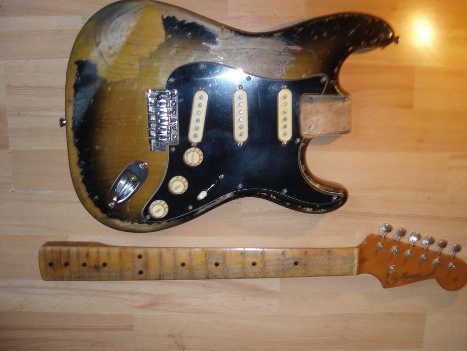 Te ruil Vox Humana relic Stratocaster, Ophalen of Verzenden, Gebruikt, Elektrische gitaar