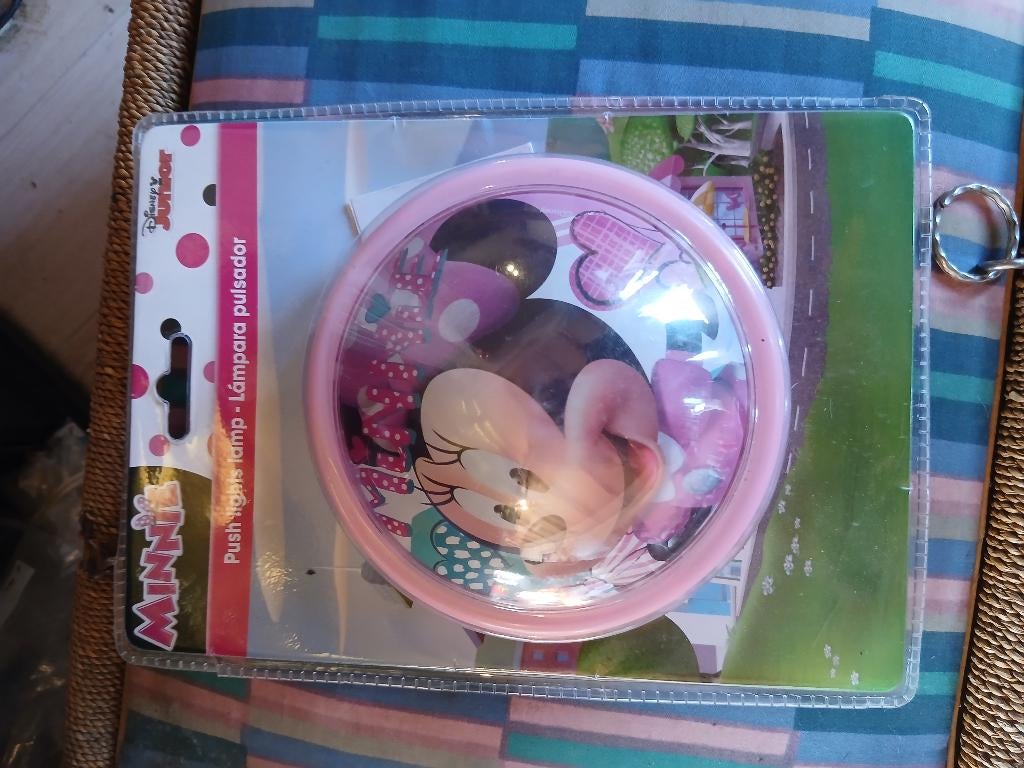 Disney minnie pushlamp te koop, Ophalen, Mickey Mouse, Nieuw, Overige typen