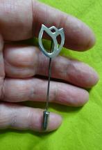 Verzilverde Tulp speld / reversspeld, Verzenden, Gebruikt