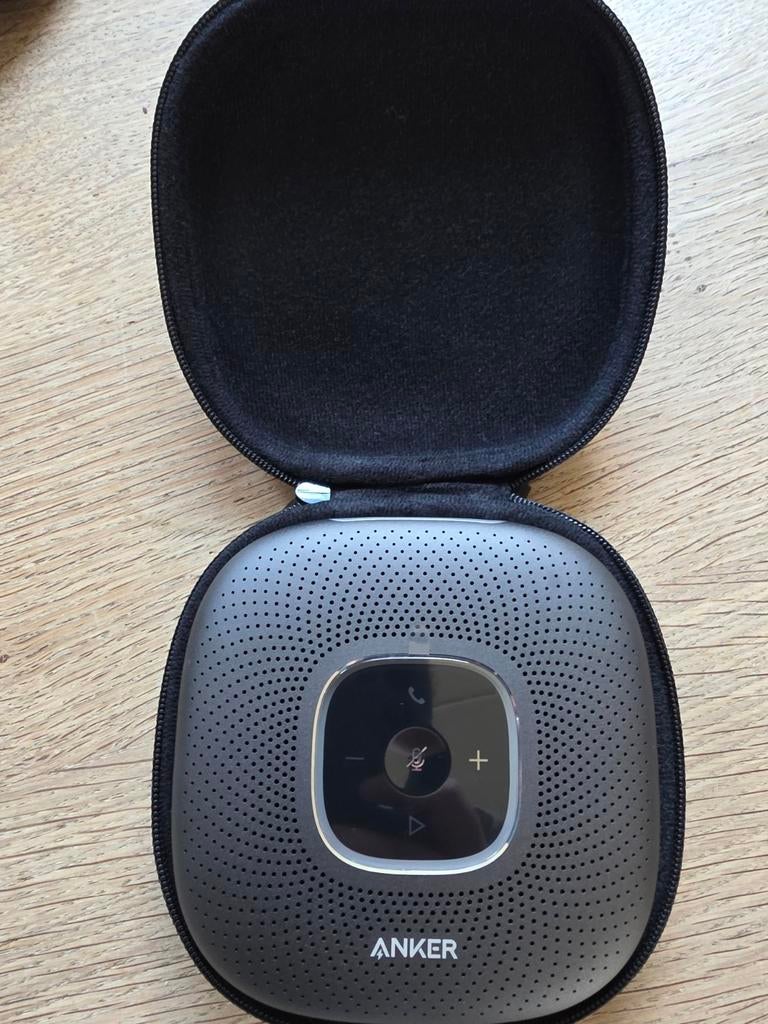 Anker PowerConf Bluetooth Speakerphone met Case, Audio, Tv en Foto, Luidsprekers, Overige typen, Zo goed als nieuw, Minder dan 60 watt