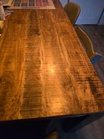 Mangohouten eettafel 160x90 cm RUILEN voor een ronde versie!, Ophalen, Gebruikt, Industrieel, robuust, 50 tot 100 cm