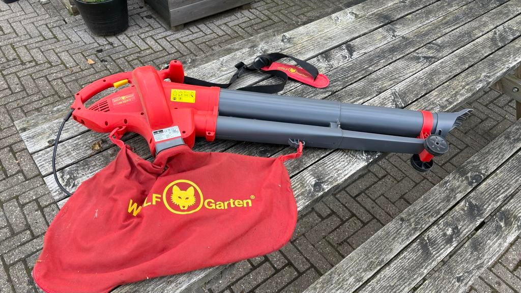 Wolf-Garten Bladblazer LBV 2600 E met zuig- en versnipperfun, Tuin en Terras, Bladblazers, Gebruikt, Handgedragen, Elektrisch