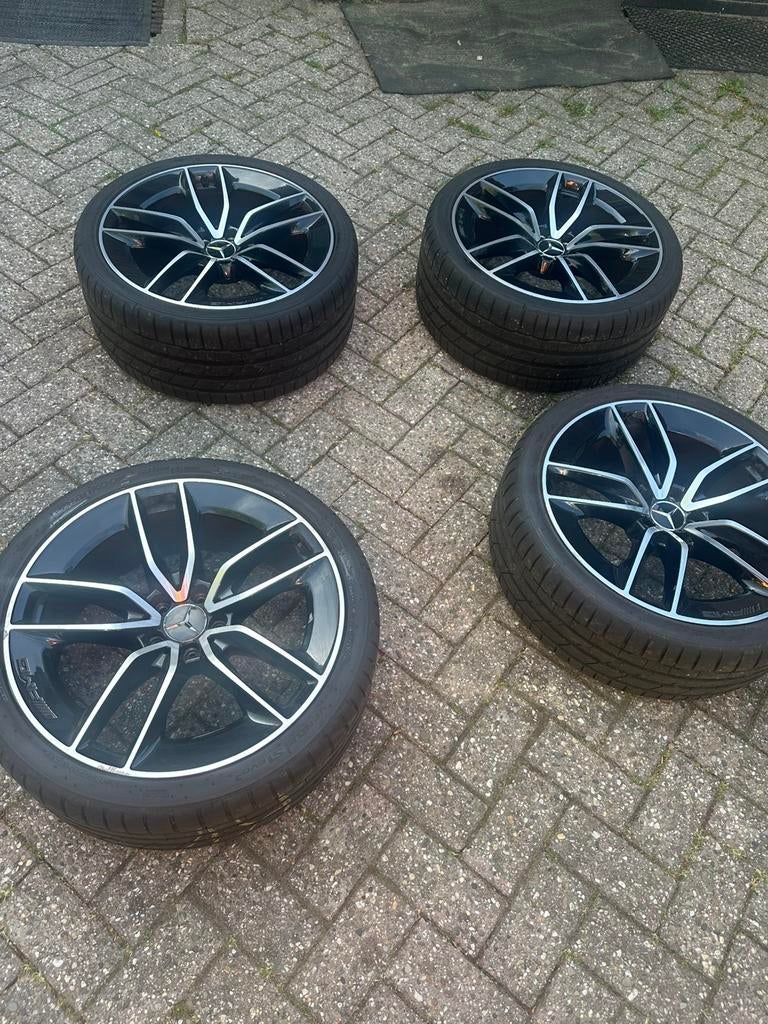 Originele mercedes amg cls e klasse velgen met nieuwe banden, Auto-onderdelen, Banden en Velgen, 245 mm, Velg(en), Nieuw, Ophalen of Verzenden