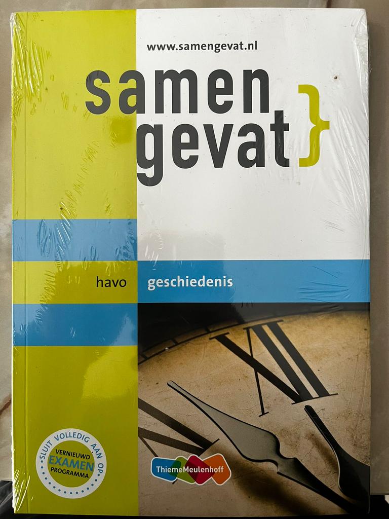 Examenbundel samengevat geschiedenis Havo, Boeken, Schoolboeken, Ophalen of Verzenden, Nieuw, HAVO, Geschiedenis