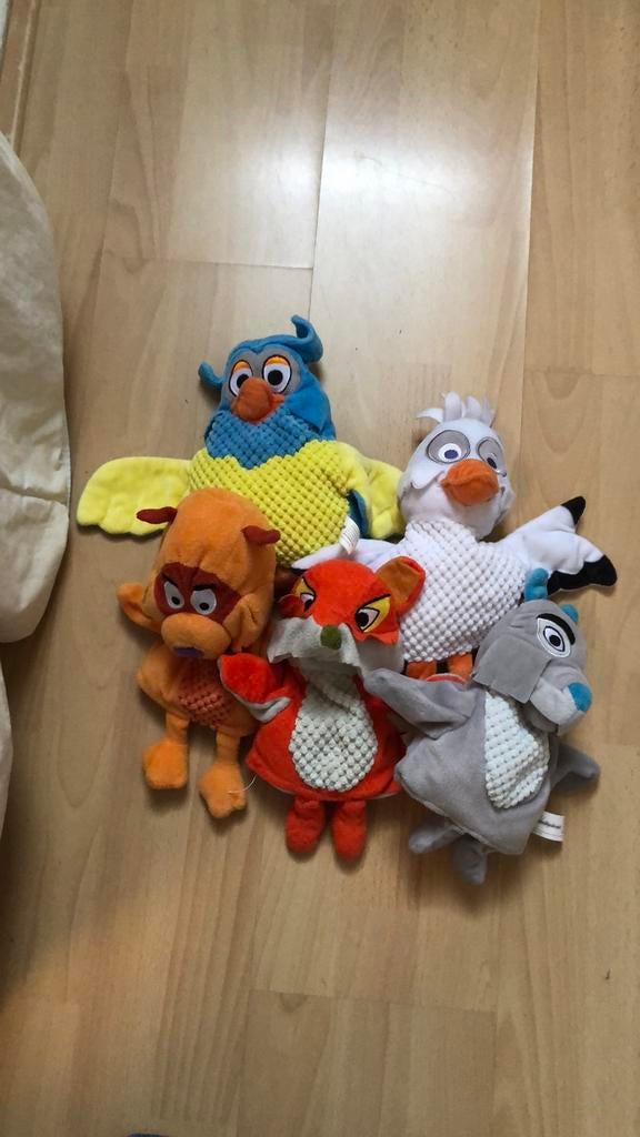 5 handpoppen van de fabeltjeskrant, Ophalen, Zo goed als nieuw, Overige typen