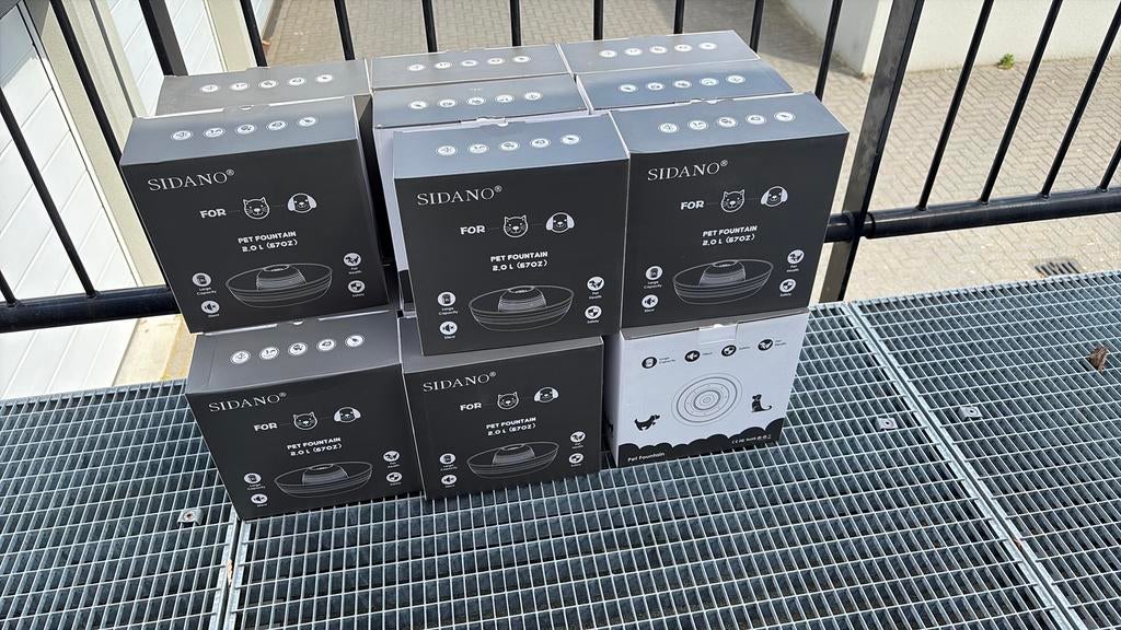 Partij kattenfonteintjes - drinkbakken, Dieren en Toebehoren, Ophalen, Nieuw