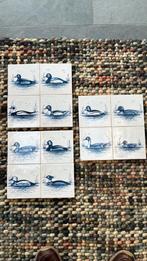 12 Unieke dobberende eenden op tegelplateaux, Antiek en Kunst, Ophalen of Verzenden