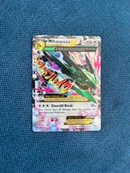 M Rayquaza EX / Pokémon, Ophalen of Verzenden, Zo goed als nieuw, Losse kaart, Foil
