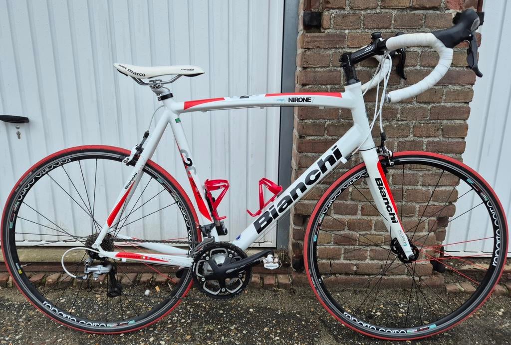 te koop bianchi via nirone7 racefiets in super nette staat, 28 inch, Gebruikt, 57 tot 61 cm, Meer dan 20 versnellingen