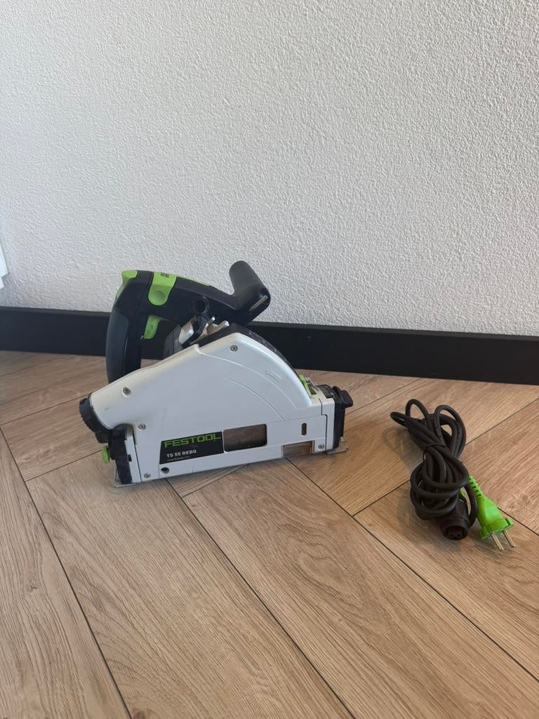 Festool ts 55 REBQ invalzaag, Ophalen, Gebruikt, Invalzaag, 30 tot 70 mm