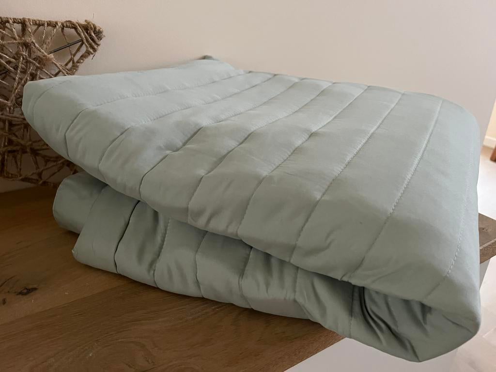 Dik gewatteerd picknickkleed Hema mintgroen, Ophalen of Verzenden, Zo goed als nieuw