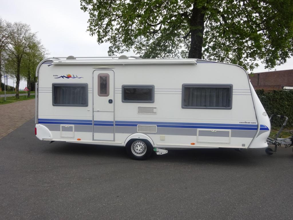 Hobby Excellent 495 UL +Mover, Caravans en Kamperen, Rondzit, Hobby, Bedrijf, 4 tot 5 meter