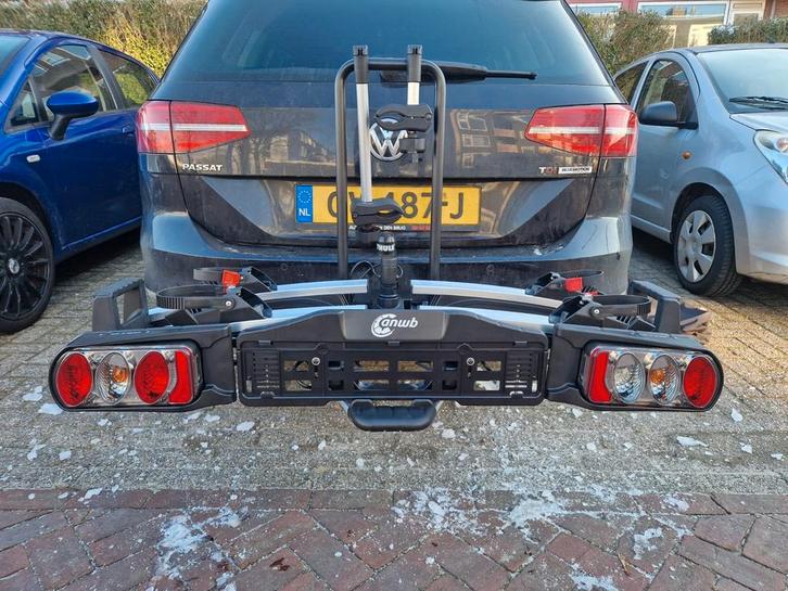 Keurige ANWB Touring 2 Flex fietsendrager inc. opbergtas, Auto diversen, Fietsendragers, Zo goed als nieuw, Trekhaakdrager, 2 fietsen