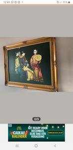 Schilderij, prachtige, 3 Chinese dames, muzikanten, zeer moo, Ophalen