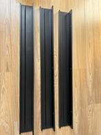 3x IKEA Mosslanda schilderijplanken (zwart, 115 cm), Ophalen, Gebruikt