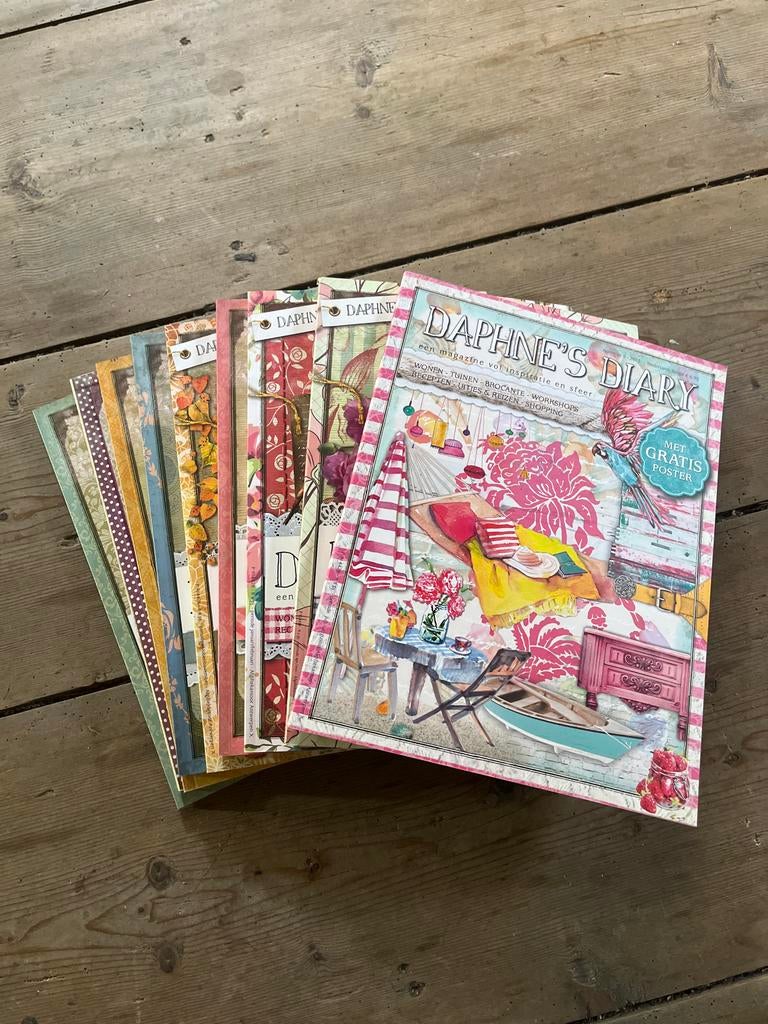 9 nummers Daphne's Diary tijdschrift - Inspiratie & Sfeer, Boeken, Tijdschriften en Kranten, Ophalen of Verzenden, Gelezen, Overige typen