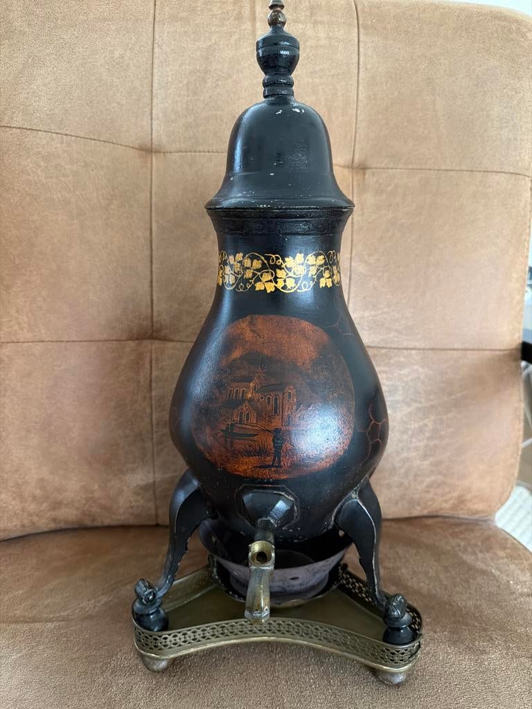 Antieke Groningen kraantjespot met brander, Antiek en Kunst, Ophalen of Verzenden