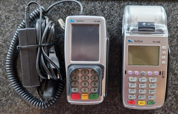 Verifone VX-520 / VX-820 Pinautomaat met bekabeling, Zakelijke goederen, Kantoor en Winkelinrichting | Kassa's en Betaalsystemen