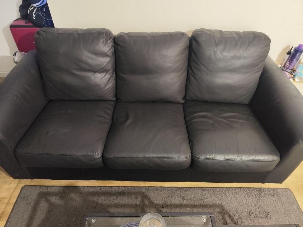 3 zitsbank, Ophalen, Driepersoons, 75 tot 100 cm, Zo goed als nieuw