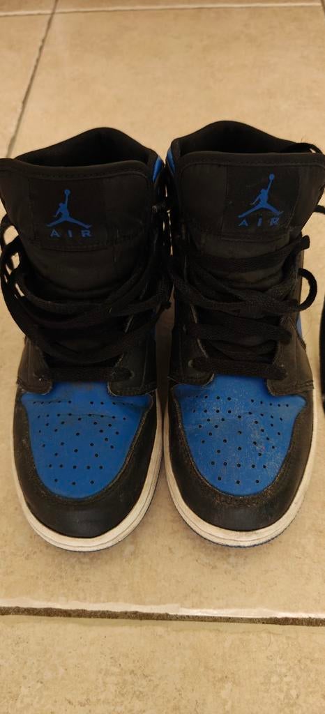 Nike Air Jordans blauw/zwart, Ophalen of Verzenden