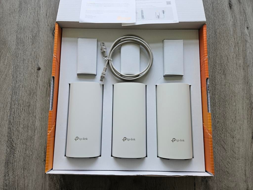 3x TP-Link Deco M4 Smart WiFi Boosters - Mesh WiFi Systeem, Ophalen, Zo goed als nieuw, TP-Link