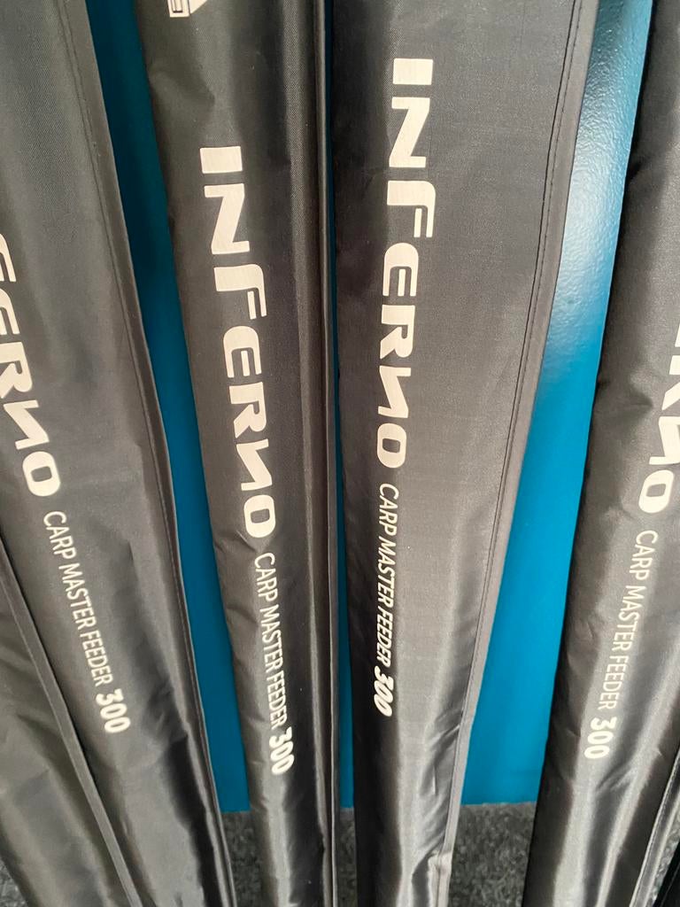 NIEUW Arca Inferno Carp Master Feeder 3m 0-40gr + extra top, Werphengel, Nieuw, S, H