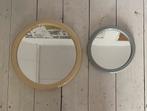 2vintage Tiger spiegels, Huis en Inrichting, Woonaccessoires | Spiegels, Minder dan 50 cm, Rond, Ophalen of Verzenden, Zo goed als nieuw