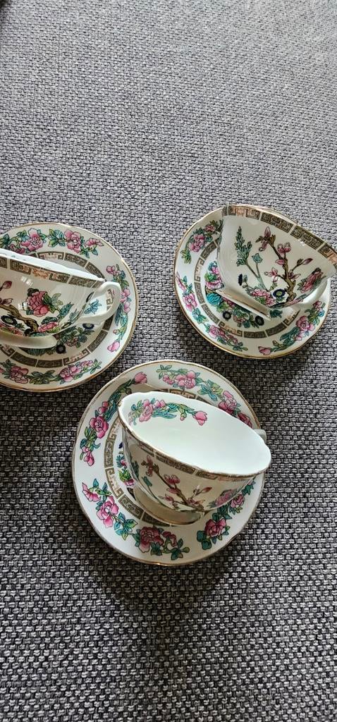 Royal Grafton Indian Tree Kop en Schotel Set (3 stuks), Antiek en Kunst, Ophalen