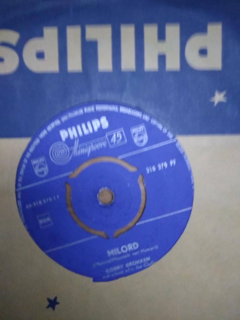 single Corry brokken titel milord, Voor 1960, 7 inch, Single, Ophalen of Verzenden