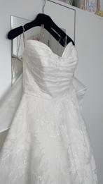 Nieuwe trouwjurk maat 42 – nooit gedragen (Dani van Toll), Ophalen, Overige typen, Wit, Maat 42/44 (L)