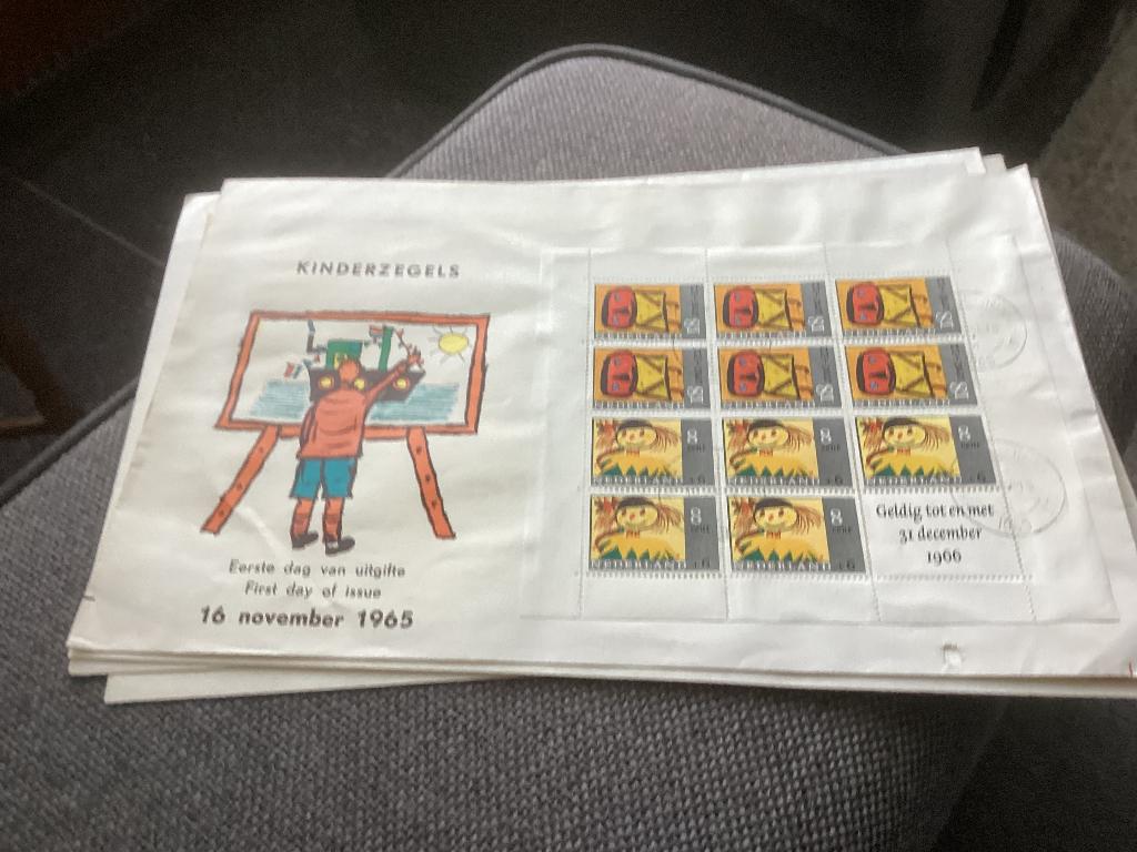 No1393 E76a grote fdc ´s-Gravenhage  no4 Heb van Nederland, Ophalen, Onbeschreven, Nederland