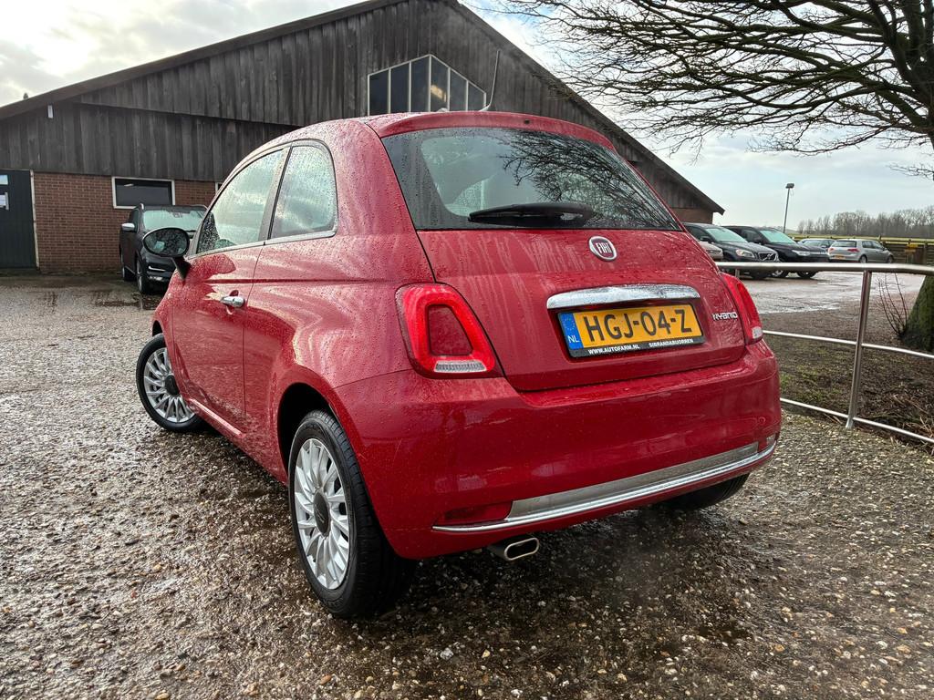 Fiat 500 1.0 Hybrid Sport | Pano + ''30.000'' KM Nu € 11.4, Gebruikt, Lichtsensor, 4 stoelen, Leder