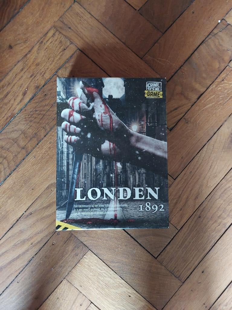 crime scene spel London 1892, Hobby en Vrije tijd, Gezelschapsspellen | Bordspellen, Drie of vier spelers, Ophalen, Zo goed als nieuw