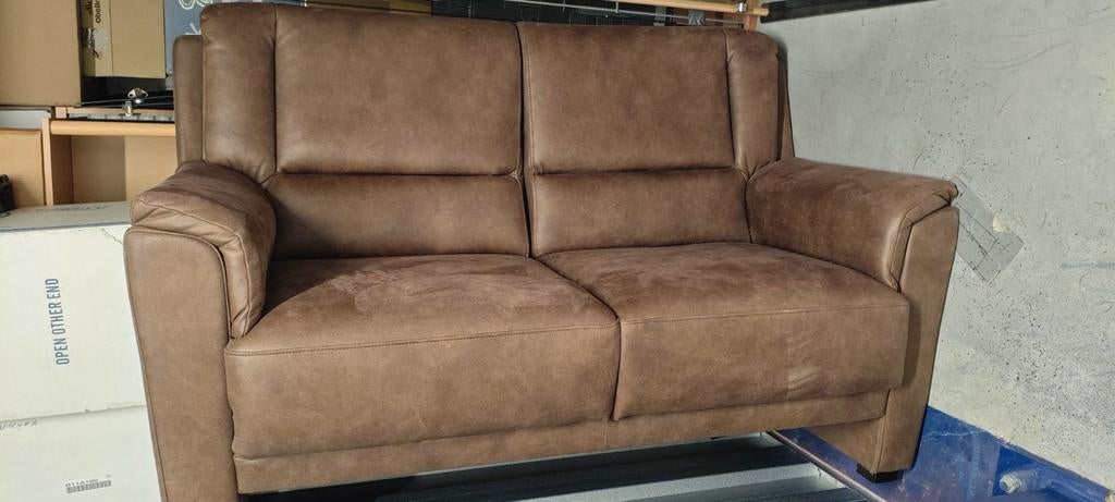 bankstel 2,5 en 2 zits. Maar 4 maanden gebruikt., Ophalen, 75 tot 100 cm, Zo goed als nieuw, Rechte bank