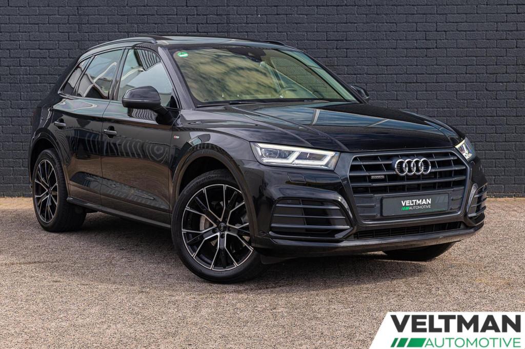 Audi Q5 2.0 TFSI quattro Sport S Line Black Edition PANO TRE, Auto's, Automaat, 15 km/l, Gebruikt, Euro 6