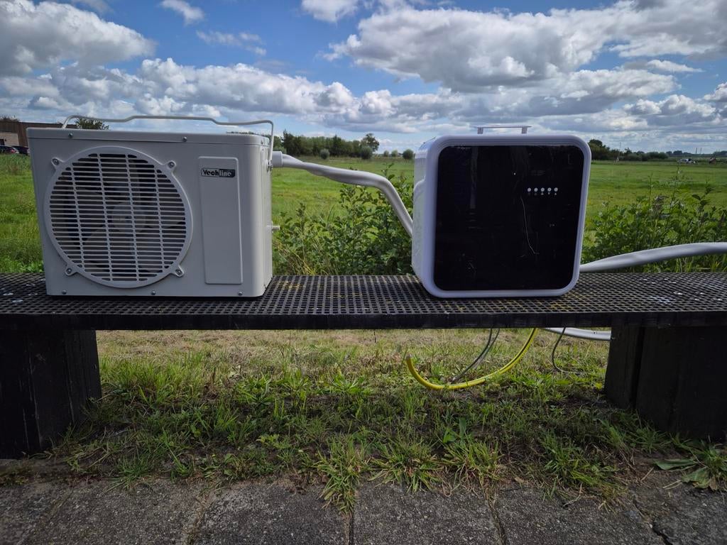 Vechline Split Airco 7000BTU - Mobiele Airconditioning, Minder dan 60 m³, 3 snelheden of meer, Ophalen of Verzenden, Zo goed als nieuw