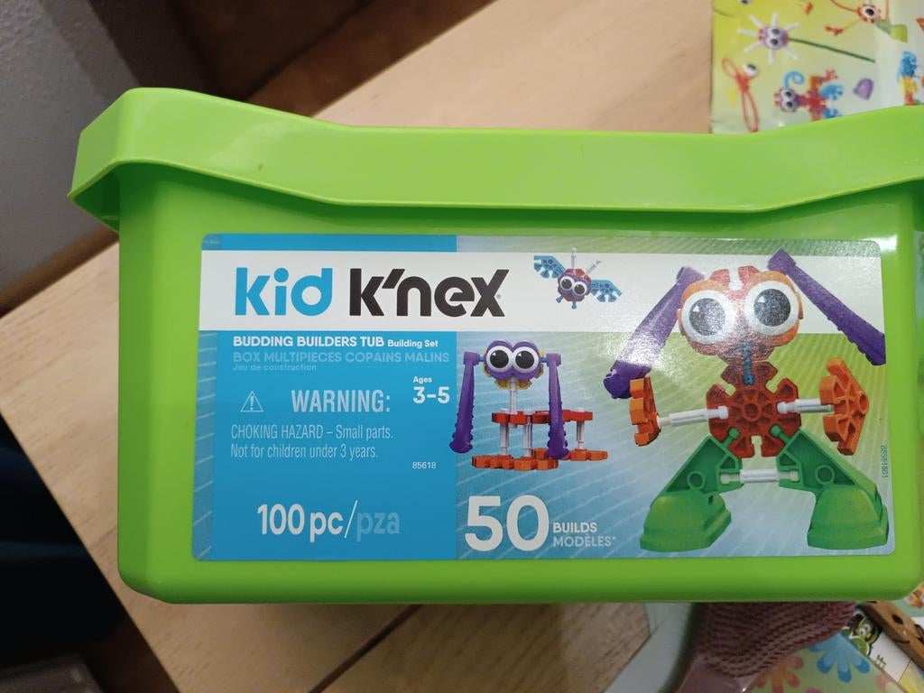 2 setjes Kid K'nex inclusief opbergdoos, Kinderen en Baby's, Speelgoed | Bouwstenen, Ophalen of Verzenden