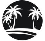 camper caravan bus sticker palmencirkel, Caravans en Kamperen, Camper-accessoires, The River House, Info@theriverhouse.nl, Nieuw