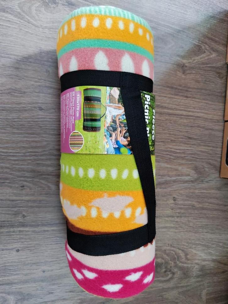 Fleece Picknickdeken 130x170 cm - Nieuw, Hobby en Vrije tijd, Picknickmanden, Nieuw, Zonder inhoud, Ophalen of Verzenden
