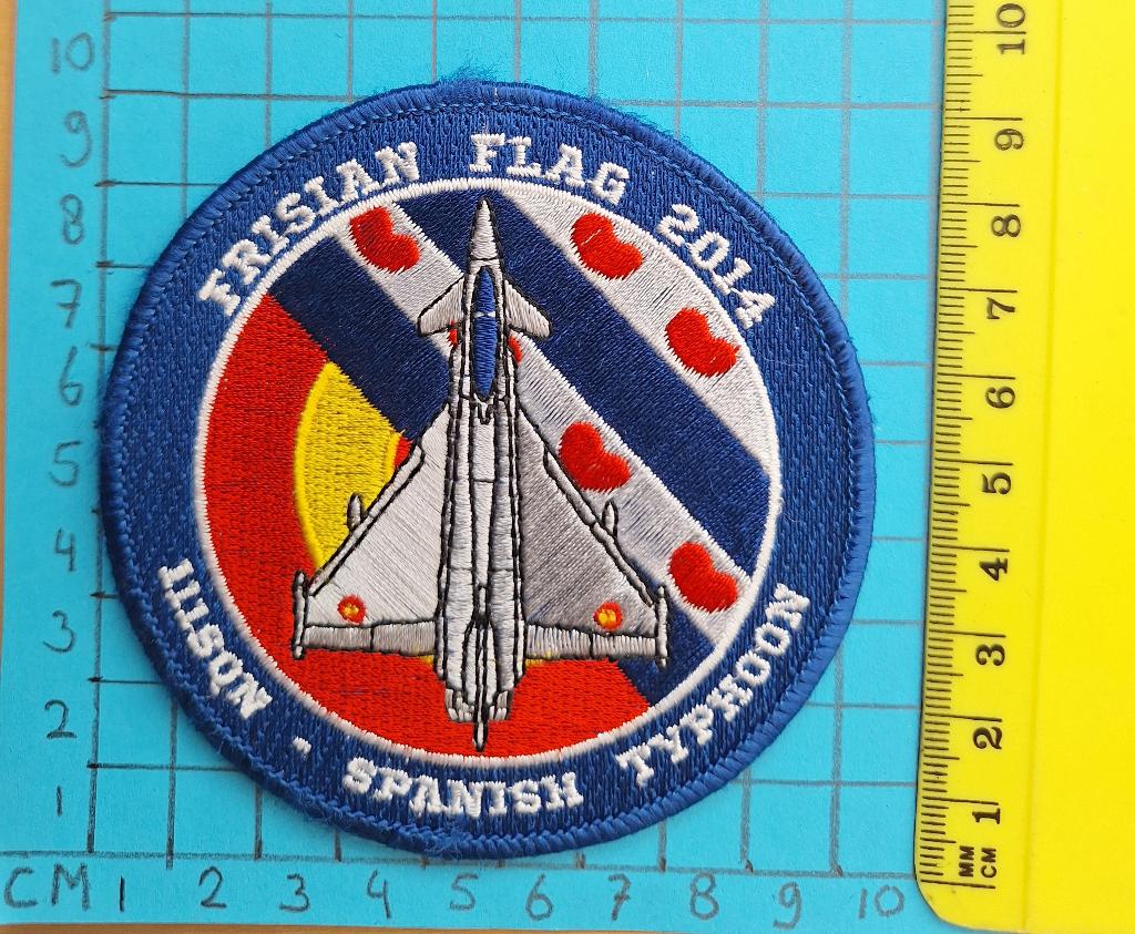 111 Squadron Spaanse Luchtmacht Frisian Flag 2014patch, Verzamelen, Militaria | Algemeen, Ophalen of Verzenden, Luchtmacht, Nederland